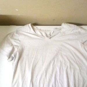 A white T-shirt